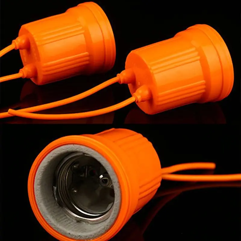 E27 Ceramic Waterproof Holder Base Screw Light Bulb Lamp Socket Flame Retardant Durable Material Safe Non Electric leakage | Лампы и