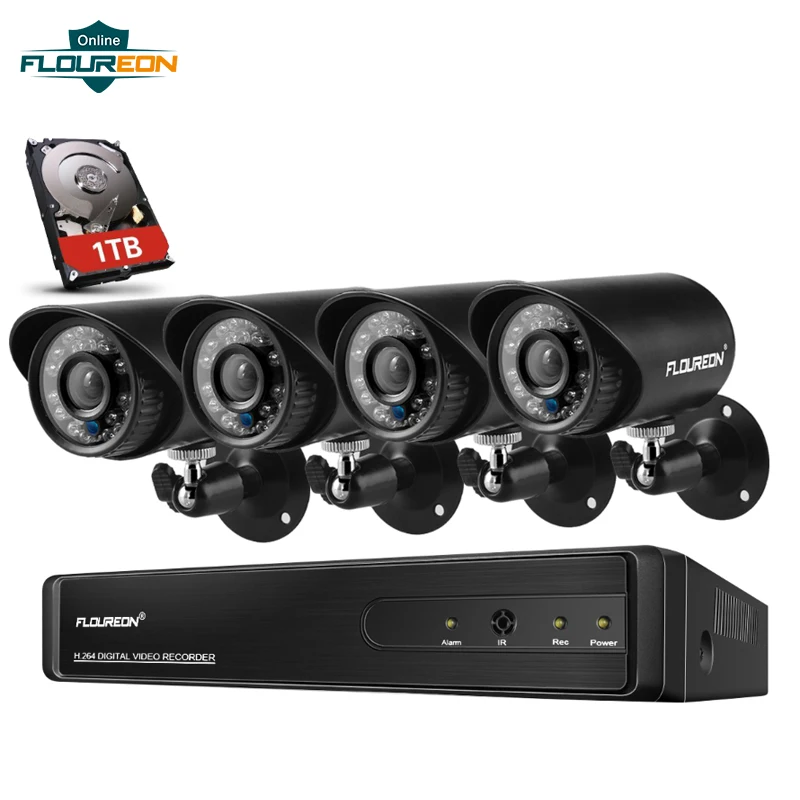 Для Австралии 1 шт. 8CH 1080N AHD DVR 4 открытый Камера s 1500TVL 720 P 1.0MP аналоговая камера