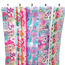 5 ярдов Индивидуальные Ленты мультфильм печатных блесток ленты 20823