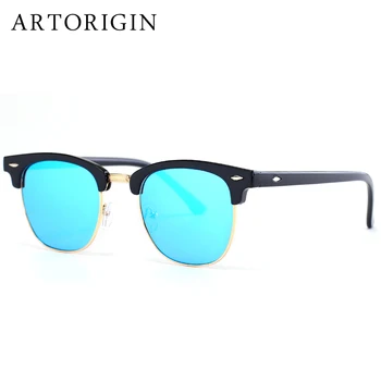 

ARTORIGIN Flat Mirror Women Sunglasses Brand Designer Mens Casual Sunglasses Club Ladies Eyewear 3016 AT016