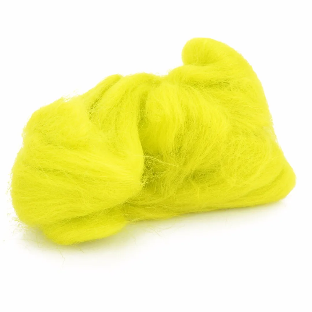 60g  DIY MERINO Woodland Green Shades Dyed Wool Tops Roving For Needle Felting 3 10 20 36 43 71