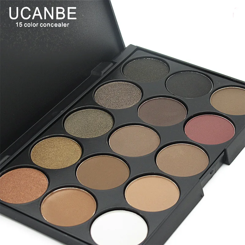 

Glitter Eyeshadow Palette Makeup Matt Eye Shadow Palette Shimmer Powder Professional Naked Make Up 15 Colors