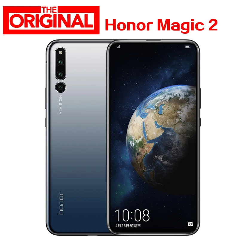 Смартфон Honor Magic 2, Android 9,0, 4G, Kirin 980, 6,39 дюймов, FHD, 2340X1080, 8 Гб ram, 256 ГБ rom, NFC, 6 камера, сотовый телефон