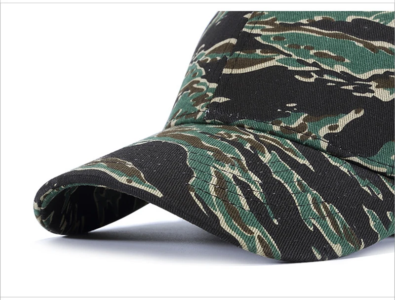 Baseball Cap Men Military Dad Hat Hip Hop Adjustable Snapback Cotton Curved Bill Sports Outdoor Summer Accessory (3)