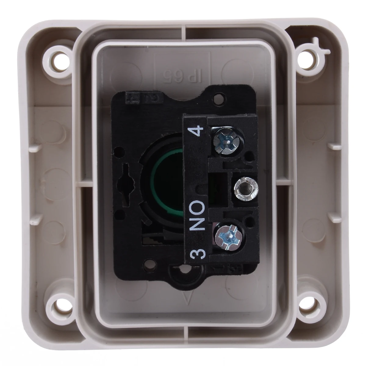 Durable Wired ABS Push Button Switch One Button Control Weatherproof Switches With  M20 x 1.5 Enclos Mayitr