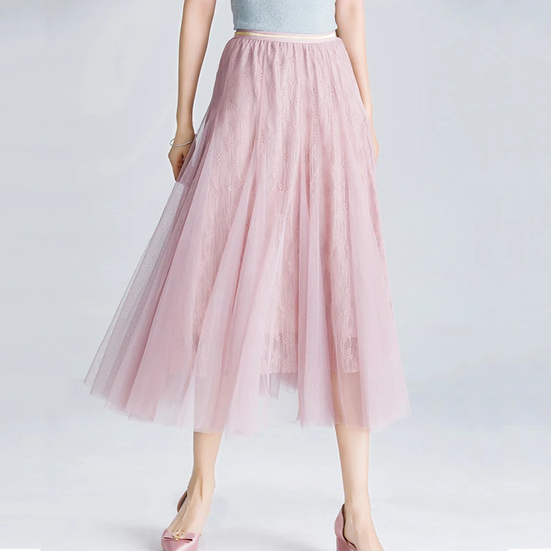 long embroidered skirt
