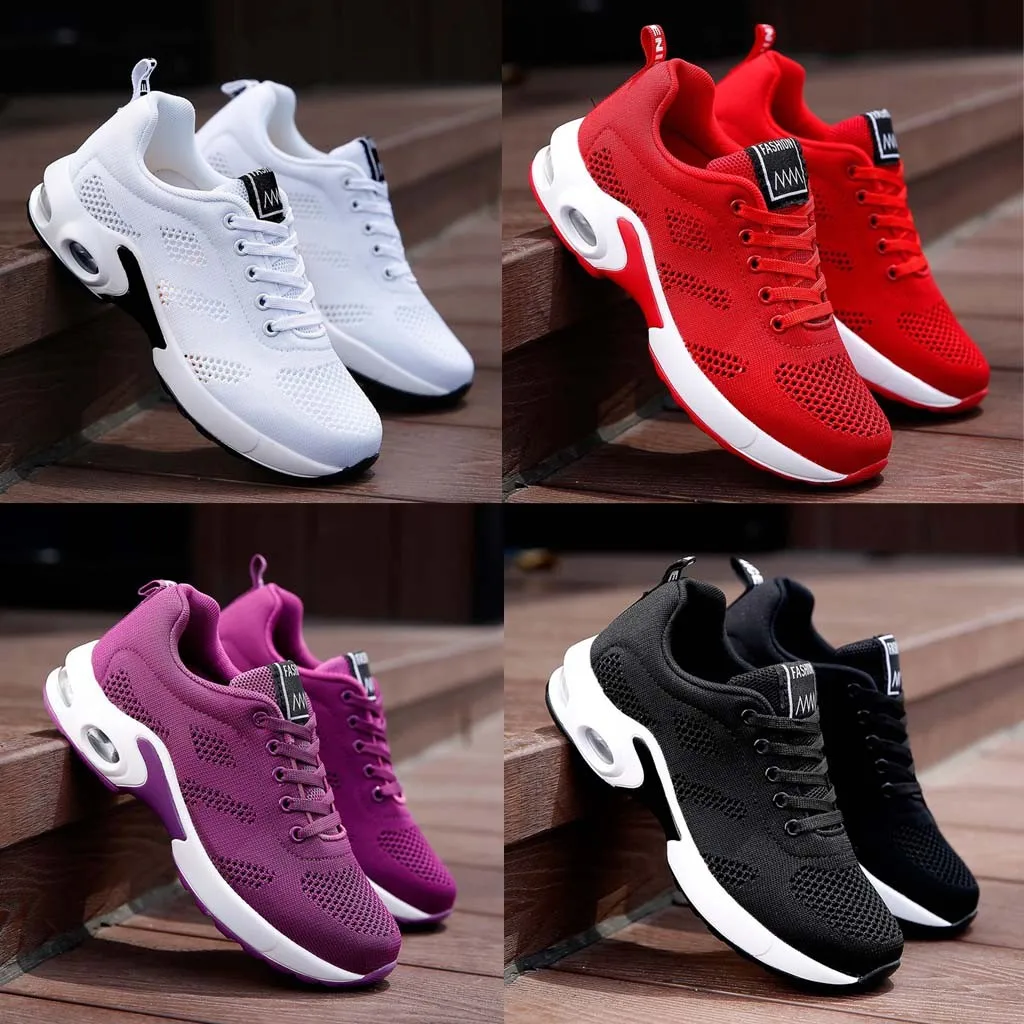 

2019 New Fashion Women Mesh Fitness Sport Sneakers Casual Shoes Student Running Shoes Breathable Femme Sneaker#ew