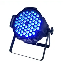 6 шт./лот 54*3 Вт)(3 в 1) светодиодный сценический свет Алюминий литье под давлением led par-прожектор