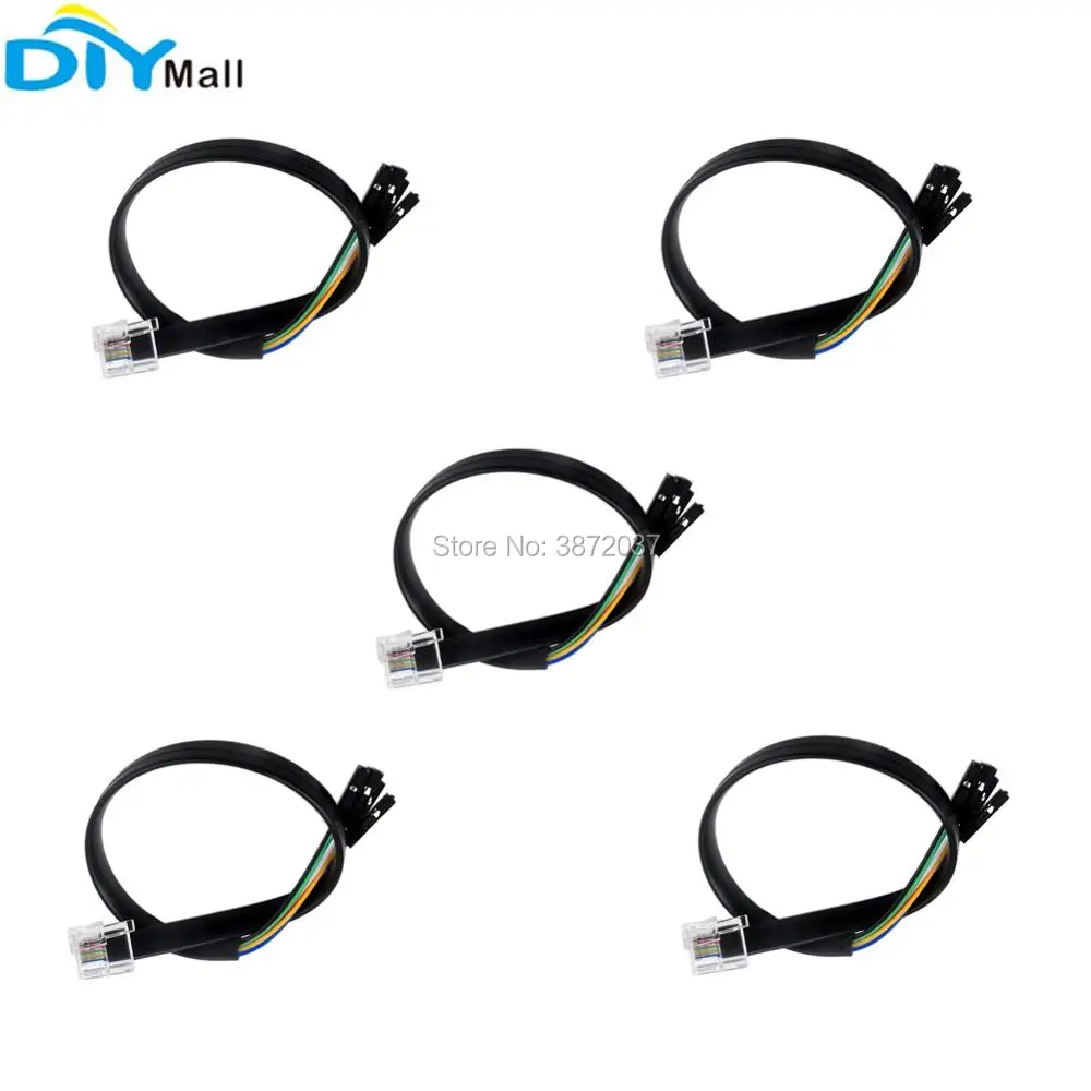 5 шт./лот кабель Dupond Jumper Wire Female to 6Pin LEGO EV3 для Micro:bit Microbit Robotbit|Модули умного дома| |