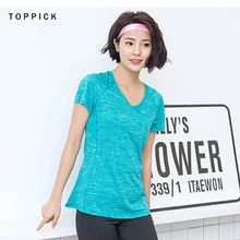 Йога футболки Женская быстросохнущая для занятий фитнесом спортом в тренажерном зале одежда для бега с коротким рукавом Тренировки топы Спортивная одежда для йоги