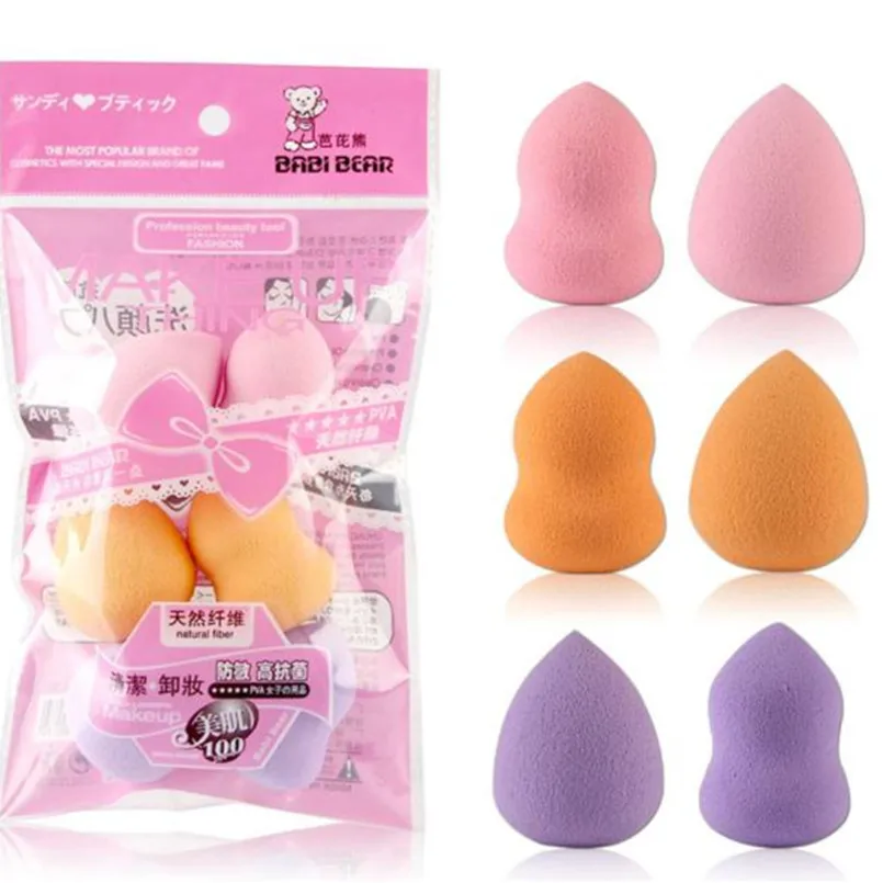 New Upgrade 6pcs Professional Makeup sponge Beauty Makeup Blending