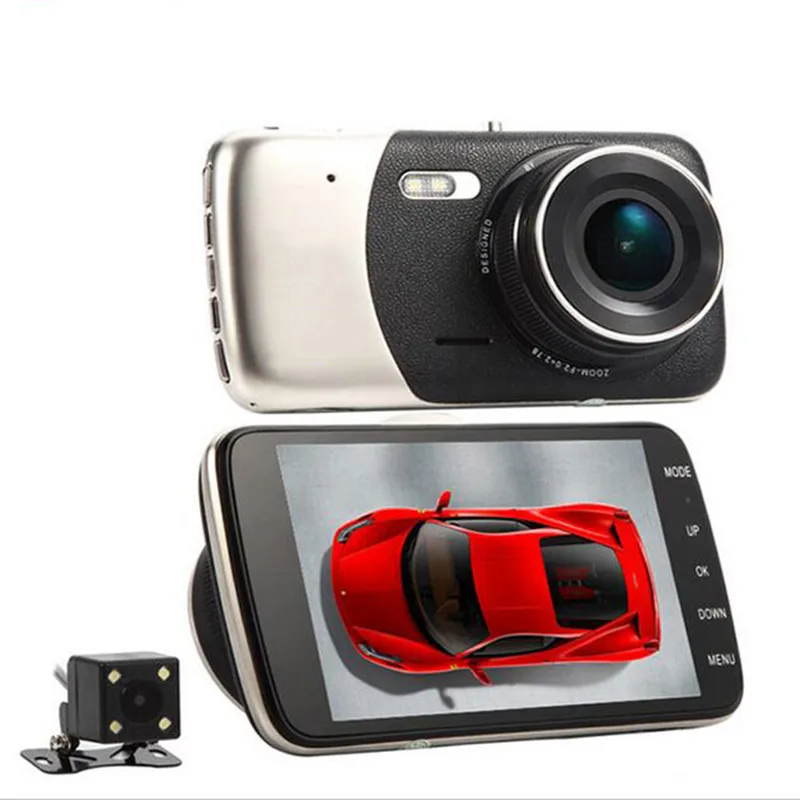 Автомобильный видеорегистратор Novatek NTK96658 2018 оригинальный 4 0 дюймовый IPS экран Full