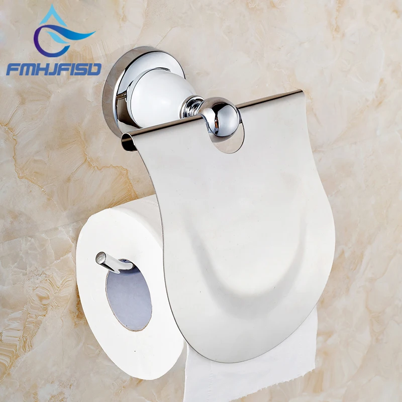 

Hot Sale Promotion NEW Chrome White Painting Bath Toilet Paper Rack Tissue Bar Holder Wall Mounted