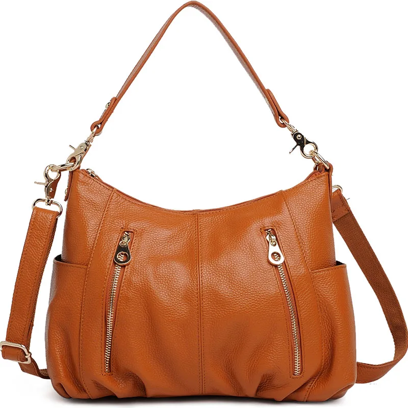 

2016 women's genuine leather handbag women's bag fashion one shoulder cross-body bag big the trend of the first layer of cowhide