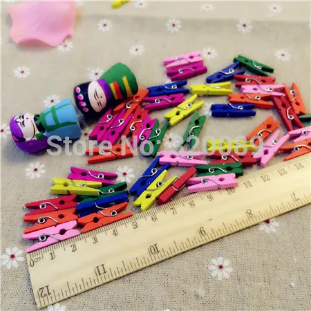 

10000pcs Assorted 25mm Mini Wooden Clothespins Pegs Clothes Pins Baby Shower Crafts Wood Scrapbooking Wedding Christmas Deco