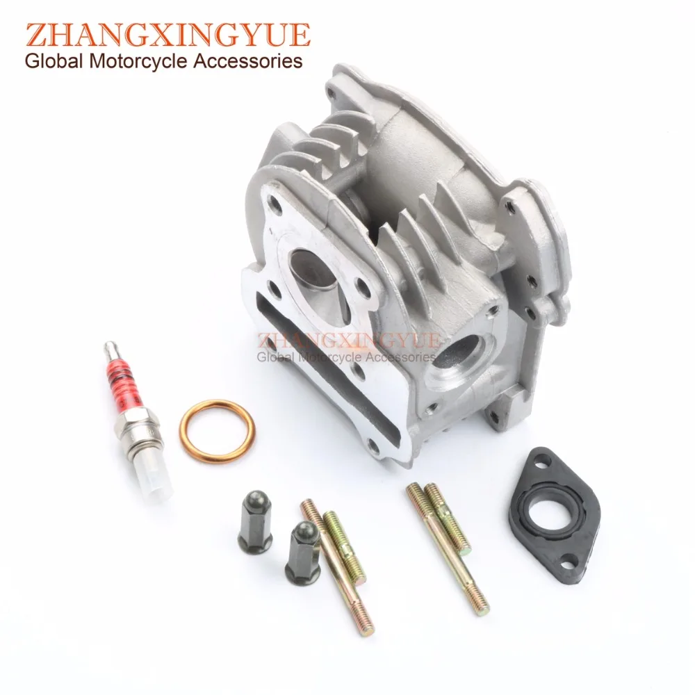 

39mm-52mm EGR Cylinder Head Kit & A7TC Spark Plu for Motofino MF50QT MF50QT-2 MF50QT-7 GY6 50cc 139QMB 4T