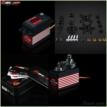 

1pcs Power HD 16kg/57g Digital Servo HD-1214TH 7.4V High Voltage W/7075 Titanium Gears, Compatible with FUTABA/JR/MKS