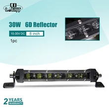 CO LIGHT 6D 8 «30 Вт Светодиодный рабочий свет бар Offroad светодиодные рабочие огни 12 в 24 светодиодный свет бар для грузовика, трейлера 4X4 ATV внедорожник авто противотуманная фара