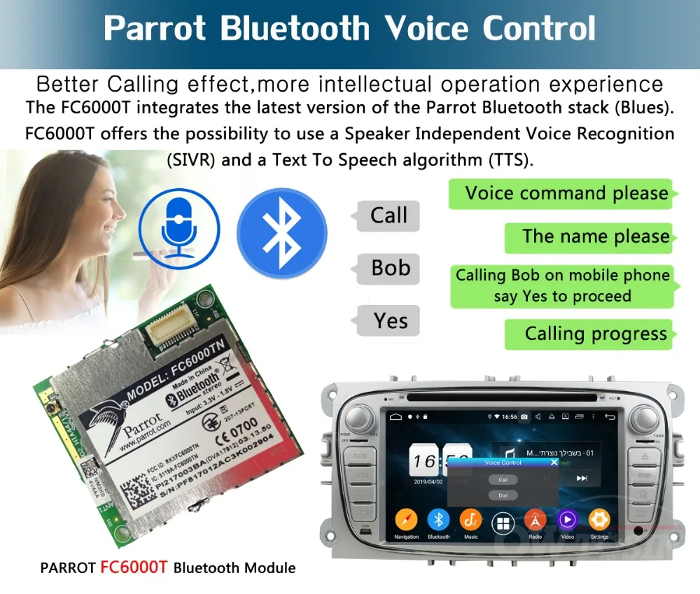 Best IPS 8Core 4G+64G Android 9.0 Car DVD Radio GPS For Ford Kuga Focus S-Max C-Max Mondeo Galaxy Tourneo Transit Connect DSP Player 7