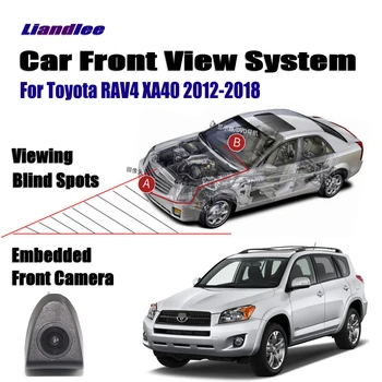 

Liandlee Car Front View Camera For Toyota RAV4 XA40 2012-2018 2013 14 15 16 17 Cigarette Lighter Switch 4.3" LCD Monitor Display