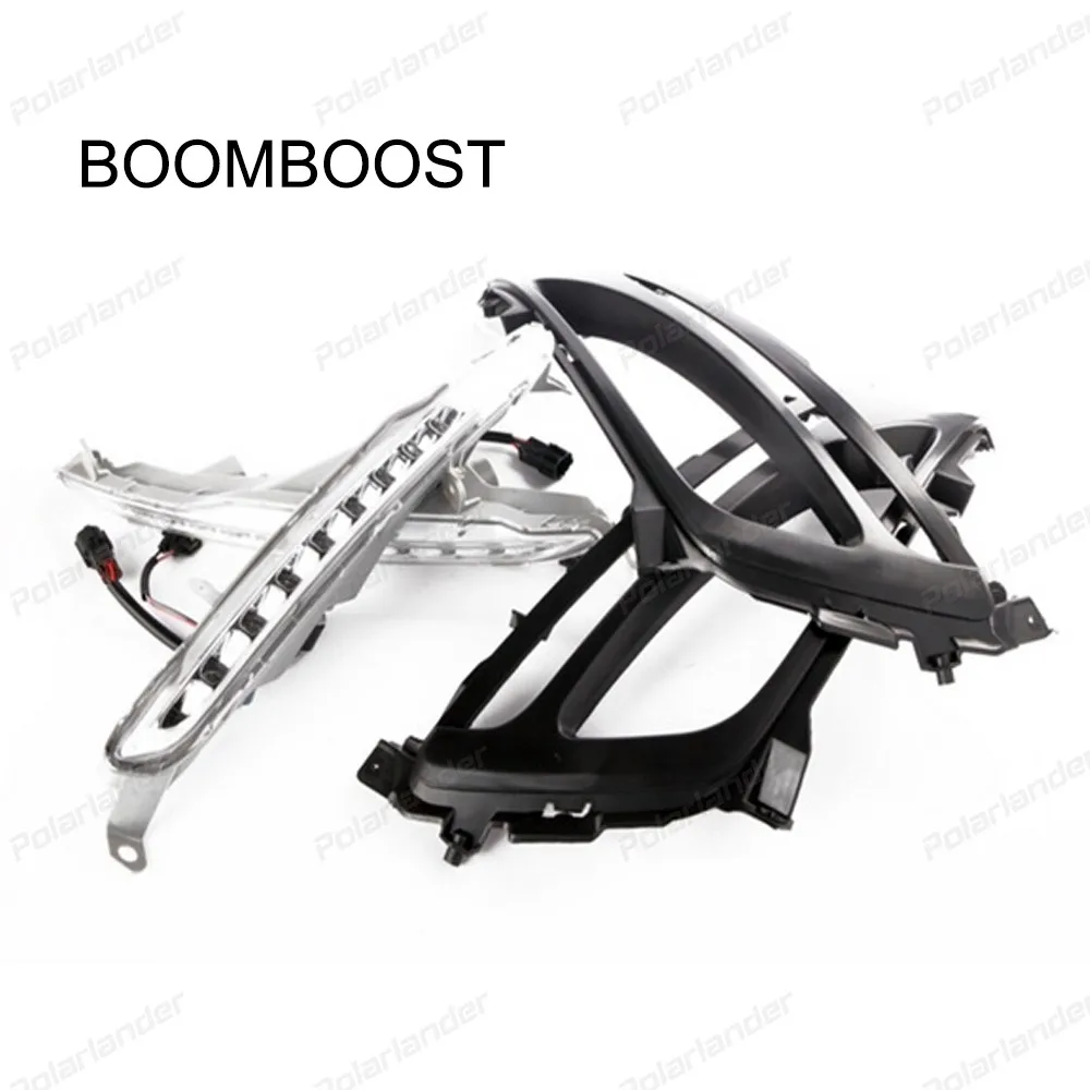 Boomboost 1 комплект светодиодные фары днем Бег автомобиля укладки для Kia Optima K5 2011 2013|led