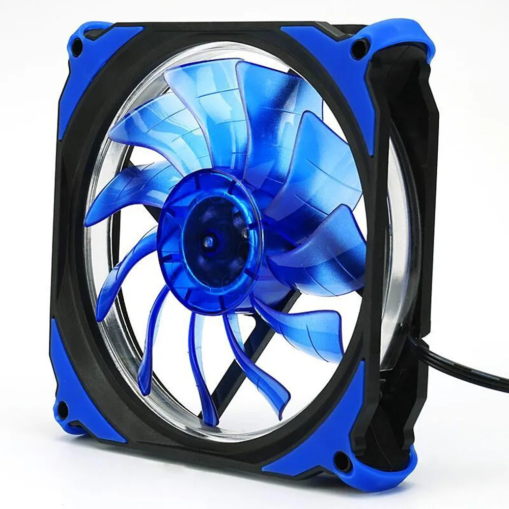 

BINMER Silent 120MM Fan CPU Cooler RGB Fan Multi-Color Computer Case Cooling Fan 12V3+4Pin LED Effects PC Fan Heatsink NEW L0429