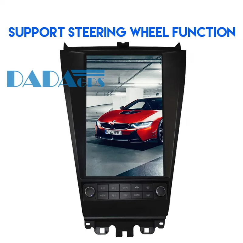 Sale 12.1 inch Tesla Style Android 6.0 Car Radio DVD Player GPS Navigation for Honda Accord 2003-2007 Car Stereo Multimedia Headunit 4