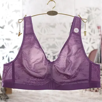 

bra the United States without steel large size underwear ultra-thin models Seamless chest bra large cup without sponge br