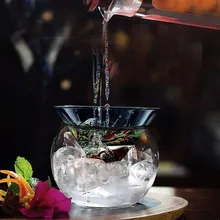 Отличительный молекулярный миксологический ледяной коктейльный стеклянный бар салун вечерние мартини питьевой конус Сферический Набор бокалов для вина Verre