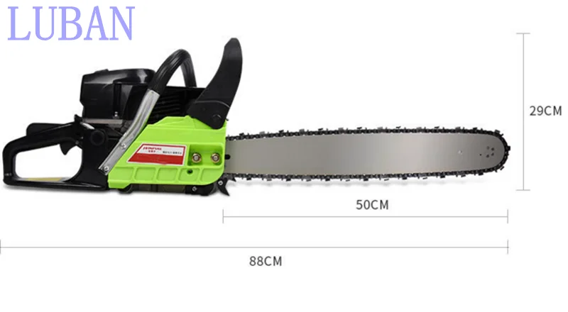 

The new high - power professional oil sawing garden gasoline chain saws high - quality cutting trees LUBAN