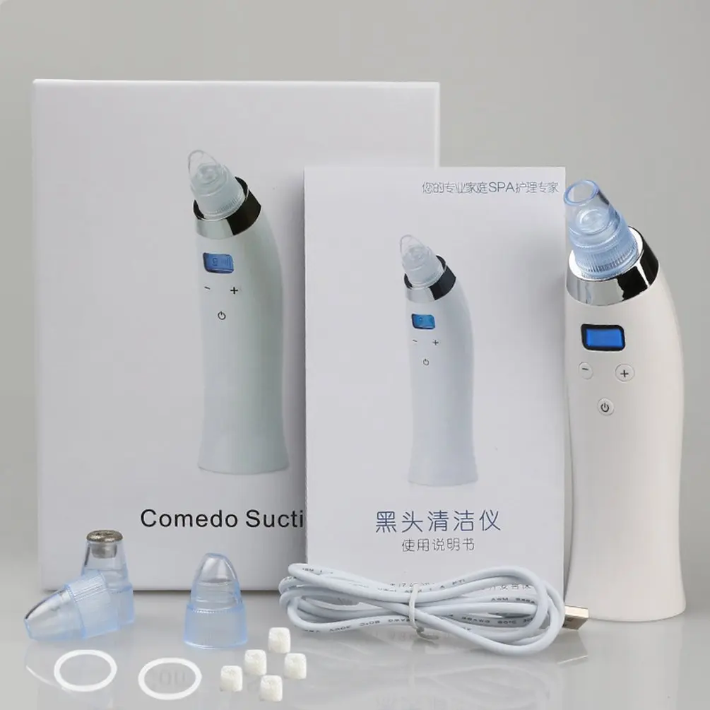 

Electric Facial Pore Cleaner Blackhead Remover Vacuum Acne Cleanser Face Skin Deep Cleaning Relaxing Beauty Instrument