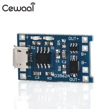 Cewaal 2 шт. 5 В 18650 литиевая Батарея Зарядное устройство Модуль зарядки доска Зарядное устройство модуль защиты плате электроники