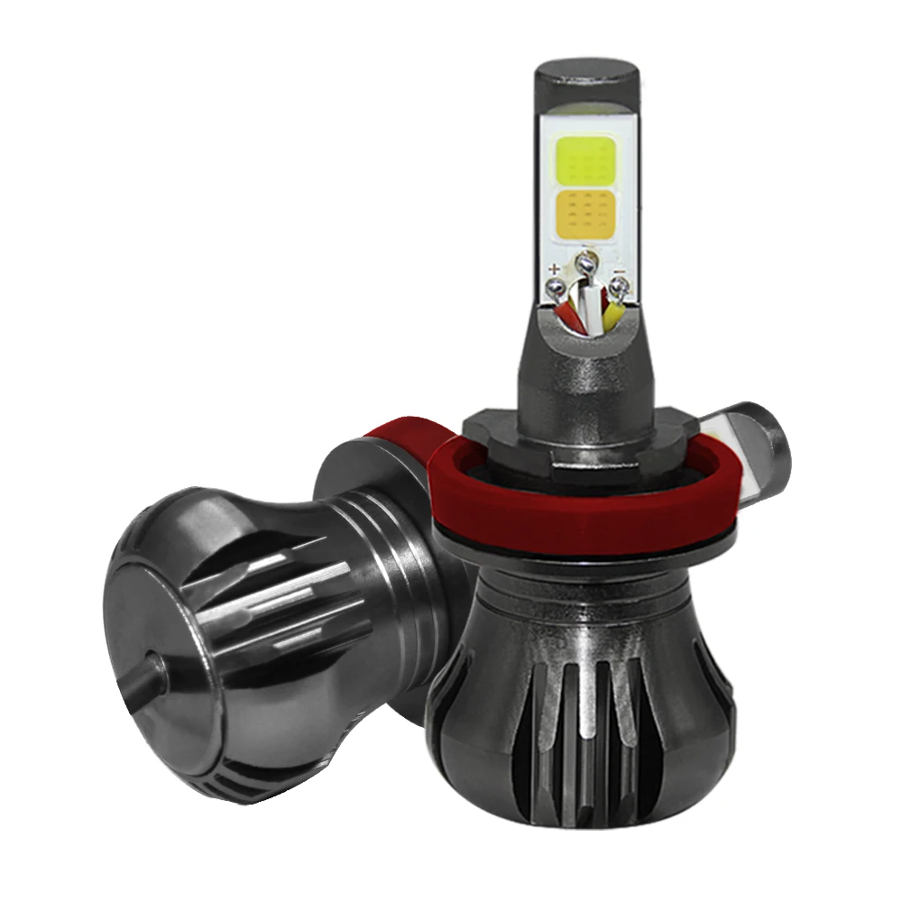 

LOAUT LED H11 Fog Light H8 H9 12V Car Styling Tuning Car Universal Motorcycle Running Lights WaterProof Canbus Headlamp