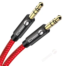 ANNNWZZD 3.5mm AUX Cable Nylon Braided Auxiliary Audio CableTangle-Free AUX Cable for Headphones, Car Stereos and More