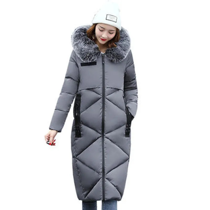 Plus Femmes Chaud Noir Femelle Épaississent À D'hiver Col Longue Survêtement Fourrure De Green Capuchon La Manteaux Taille Veste Neige bourgogne gris Manteau Artificielle Qh0653 Parka Grand army qAx7Bw5wT
