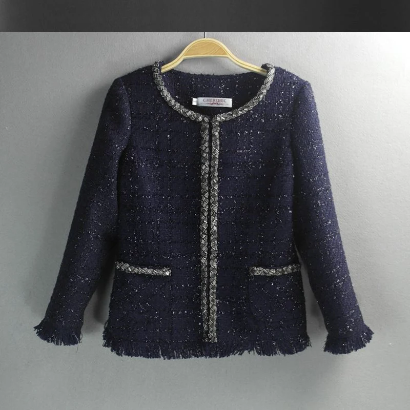 veste femme tweed bleu veste femme tweed bleu