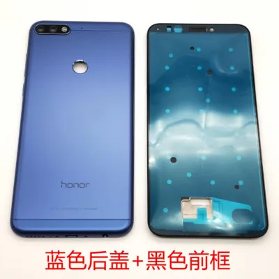 Original For Huawei honor 7C Metal back Battery Cover With Audio +- Buttons Boot Keys Camera Glass Lens with frame sim holder | Мобильные