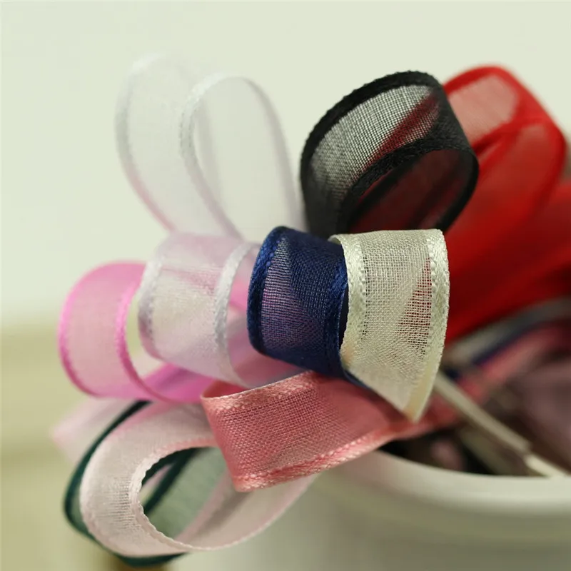 5meter/lot new 10mm wide-brimmed yarn quality ribbon clothing accessories handmade hair ribbon bow material T-036