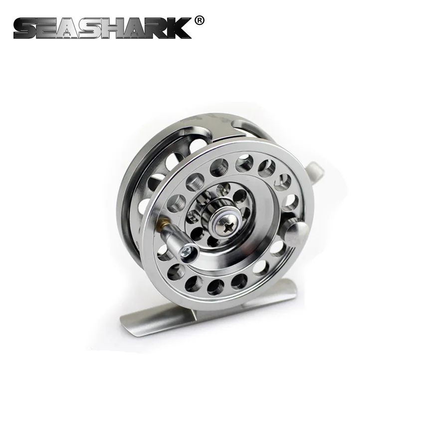 SEASHARK Right Handed Fly Fishing Reel Aluminum Alloy Smooth Rock Ice