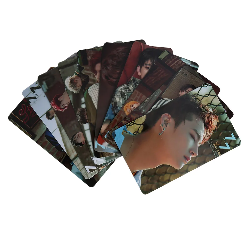 

10pcs/set GOT7 New Album 7FOR7 You Are JB MARK JACKSON Photo Version For Student Card Bus PVC Crystal Card Stickers