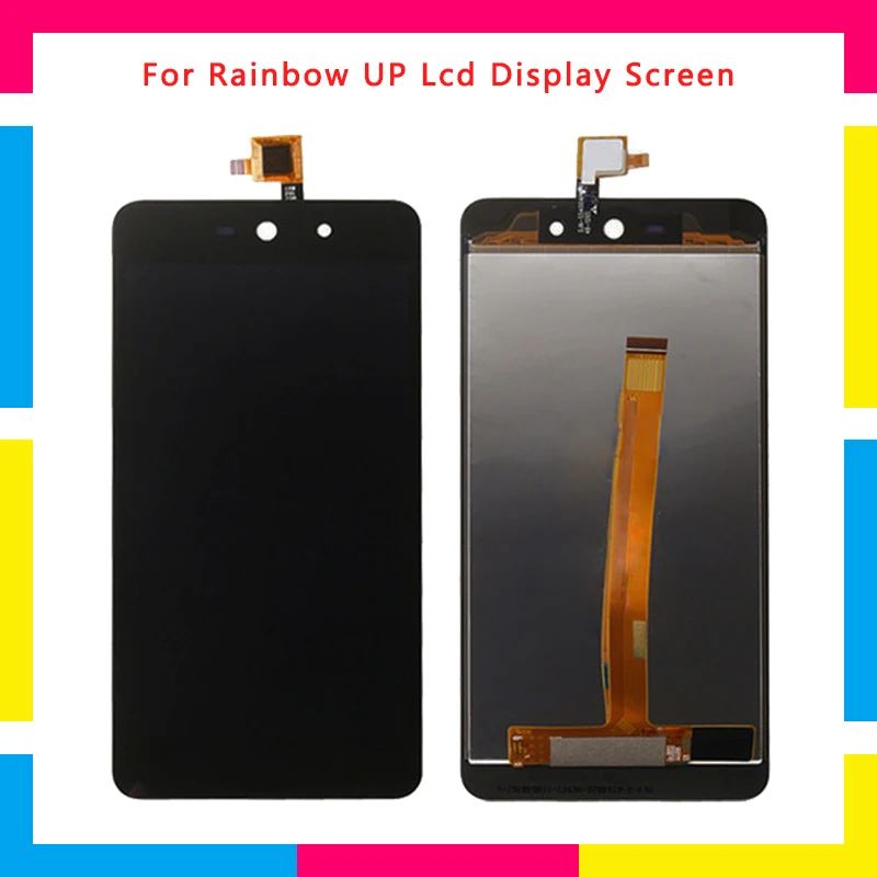 

5Pcs/lot Replacement LCD Display Screen With Touch Screen Digitizer Assembly For WIKO Rainbow up full