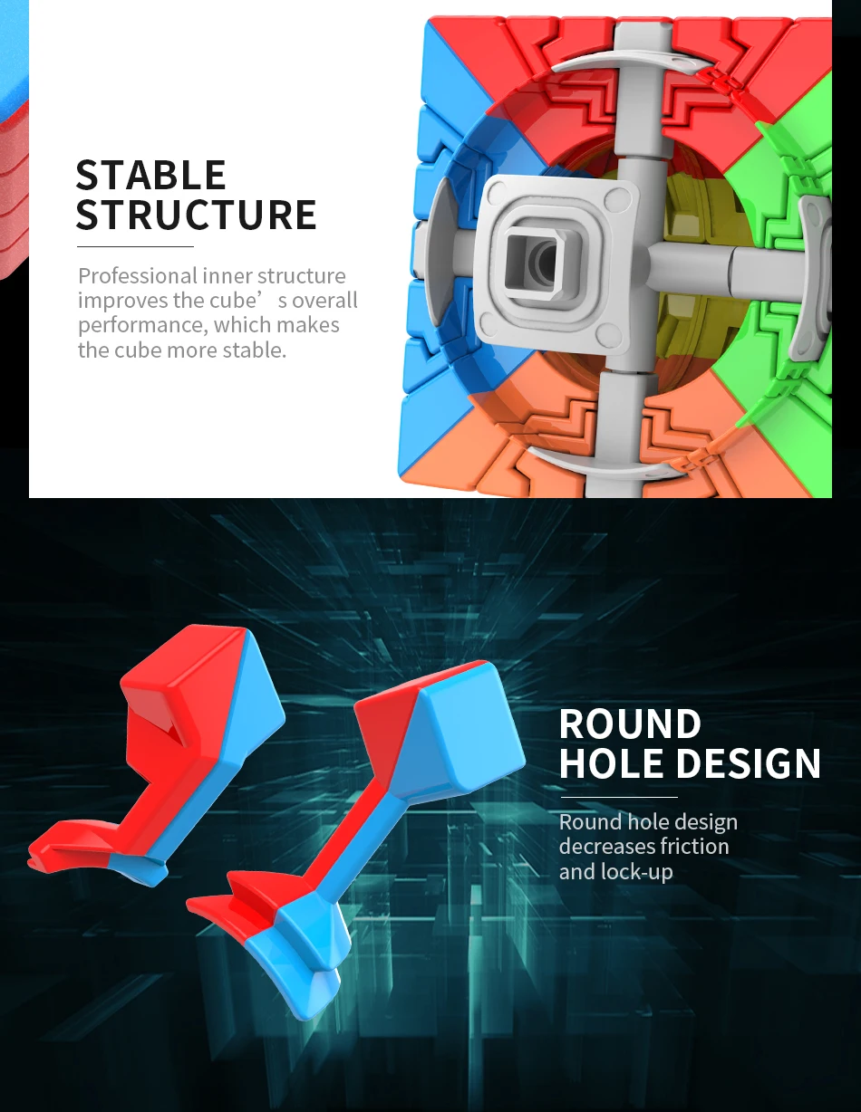 MoYu Cubing класс Meilong 7x7x7 магический скоростной куб без наклеек 7x7 профессиональные Кубики-головоломки Развивающие игрушки для детей
