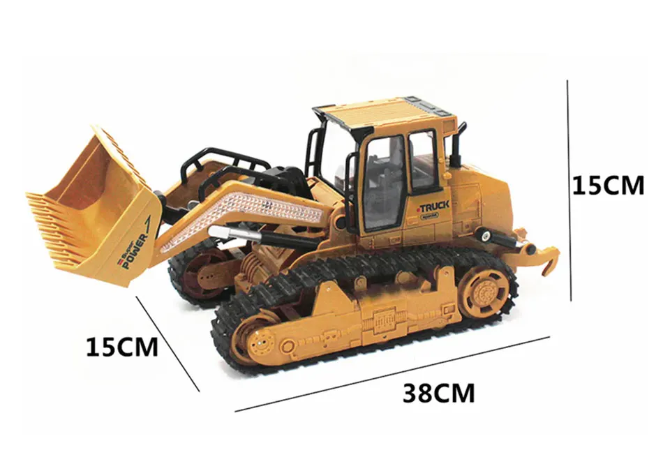 2,4 ГГц Электрический радиоуправляемый грузовик Гусеничный Экскаватор Бульдозер инженерный кран Модель автомобиля с дистанционным управлением игрушка для мальчиков подарки для детей