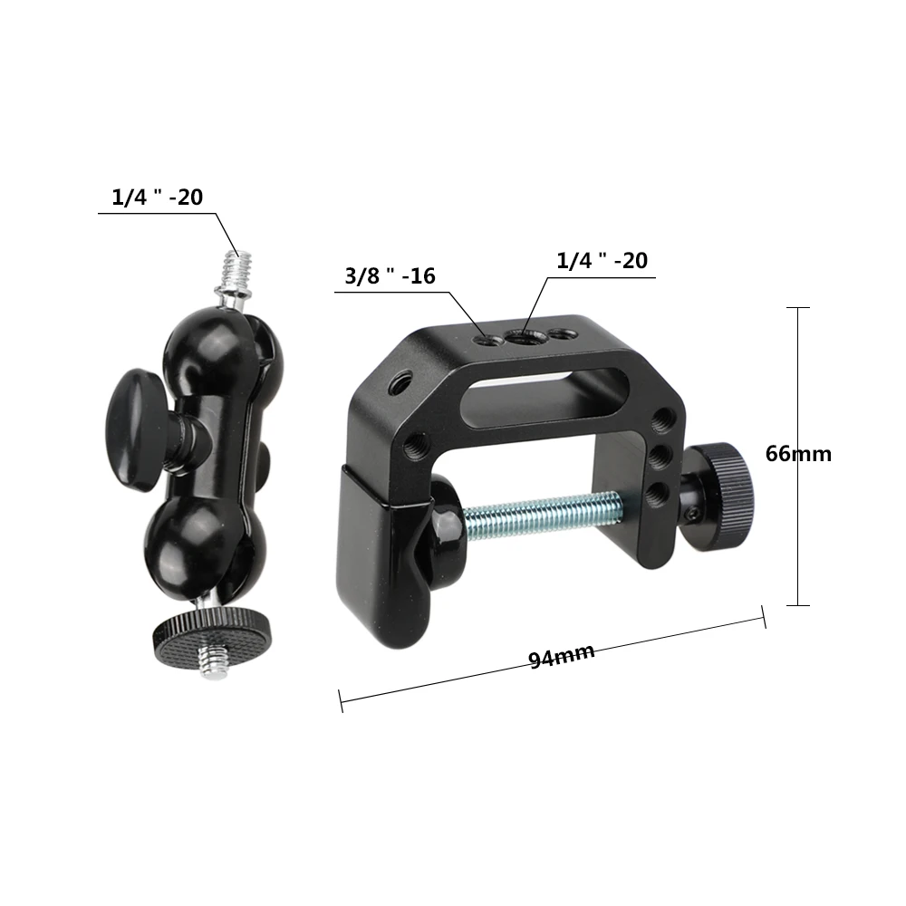 CAMVATE C-Clamp Desktop Mount Holder Stand for DSLR Camera Led Video Light (6)