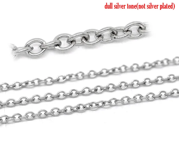 

DoreenBeads 5M Stainless Steel Links-Opened Cable Chains 3x2.5mm (B13298)