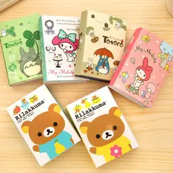 Cosas Kawaii Тоторо My Melody 6 складной Блокнот милый творческий Этикетка Примечание Бумага заметки корейский канцелярских товаров для детей