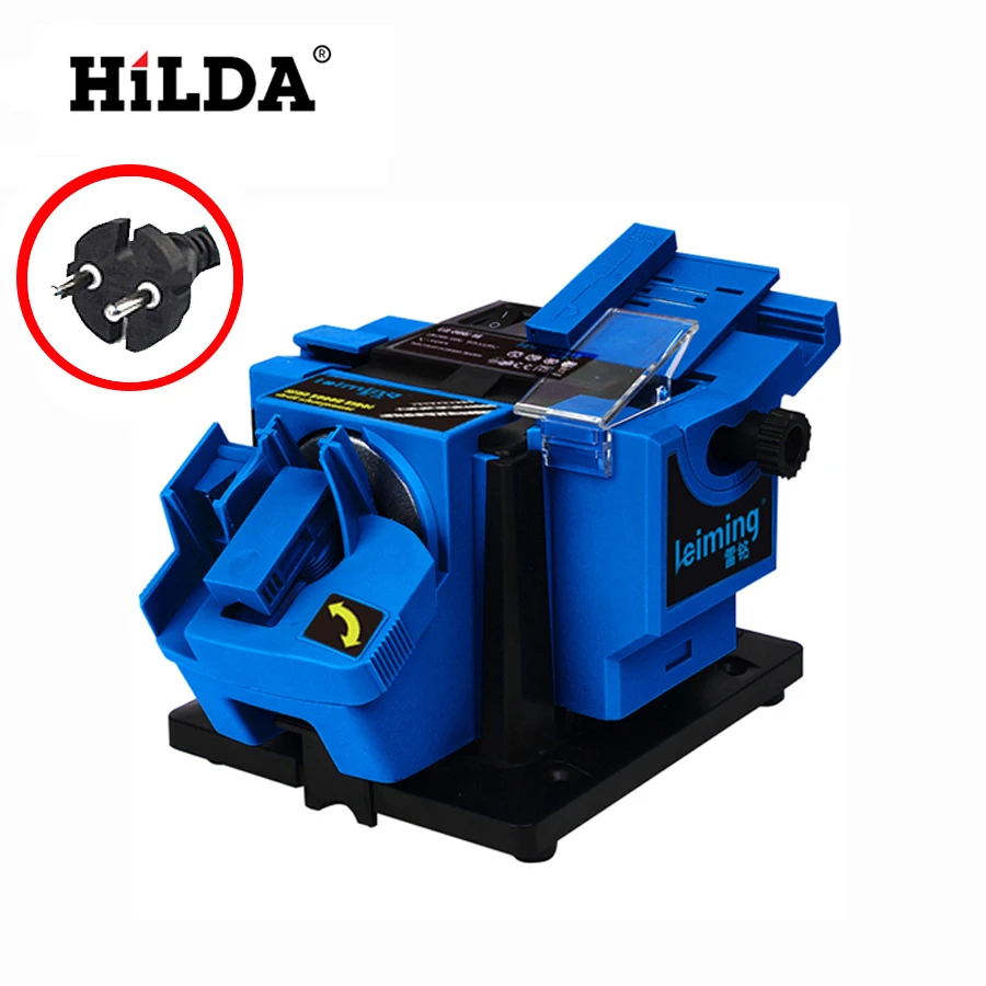 

HILDA 3 in 1 Multifunction Sharpener, electric household sharpener for knives scissors,planer iron,drills  96W