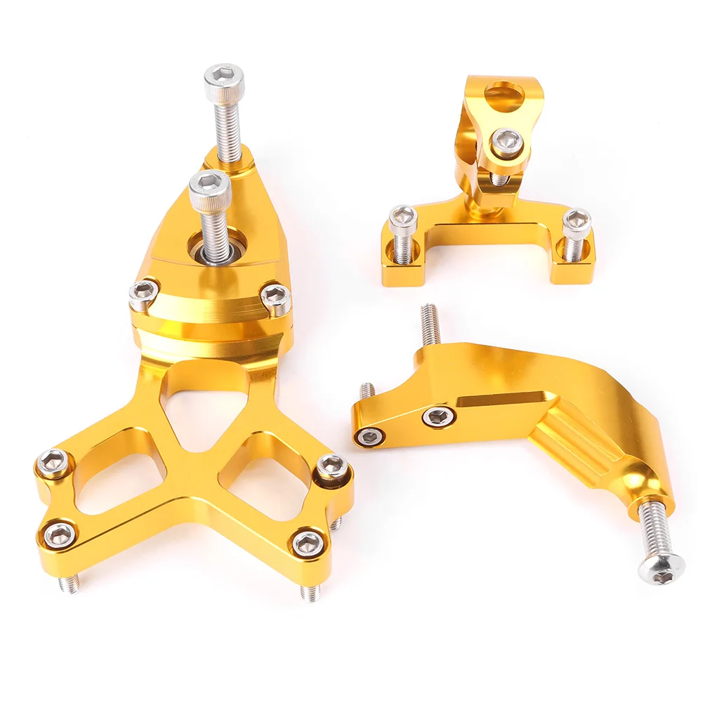 For Honda CBR1000RR CNC Steering Damper Stabilizer Bracket Mounting Holder Set 2008 2009 2010 2011 2012 2013 2014 Aluminum Motorbike Parts Accessory