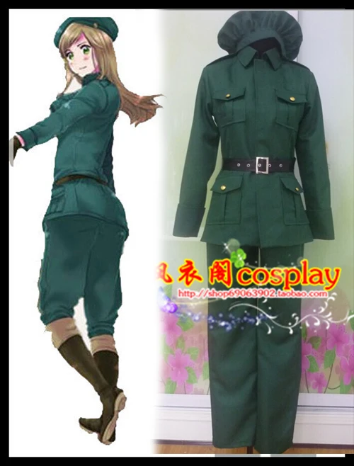 

Бесплатная доставка, костюм для косплея с шляпой Axis Powers Hetalia Венгрия