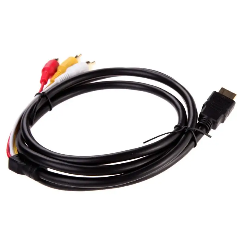 1 5 м HDMI в 3 RCA аудио видео кабель HD провод AV компонентный конвертер адаптер для Xbox